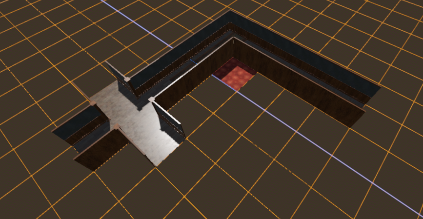 StarfighterInt1's tweet image. Also I finally coaxed Blazium&apos;s mesh grid system into working the way I want. 

#gamedev #leveldesign #horrorgame