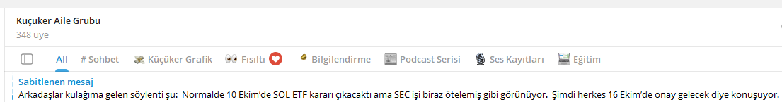 Arkadaşlar, büyük ilginize teşekkürler!
Yeni açtığımız Telegram grubuna sadece 2 günde 500’den fazla başvuru geldi. 

Ekipteki arkadaşlar başvuruları sırayla onaylıyor. Grup 1000 kişiye ulaştığında 3 aylığına kapanacak, o yüzden önceden oldugu gibi sonradan “ben de girmek