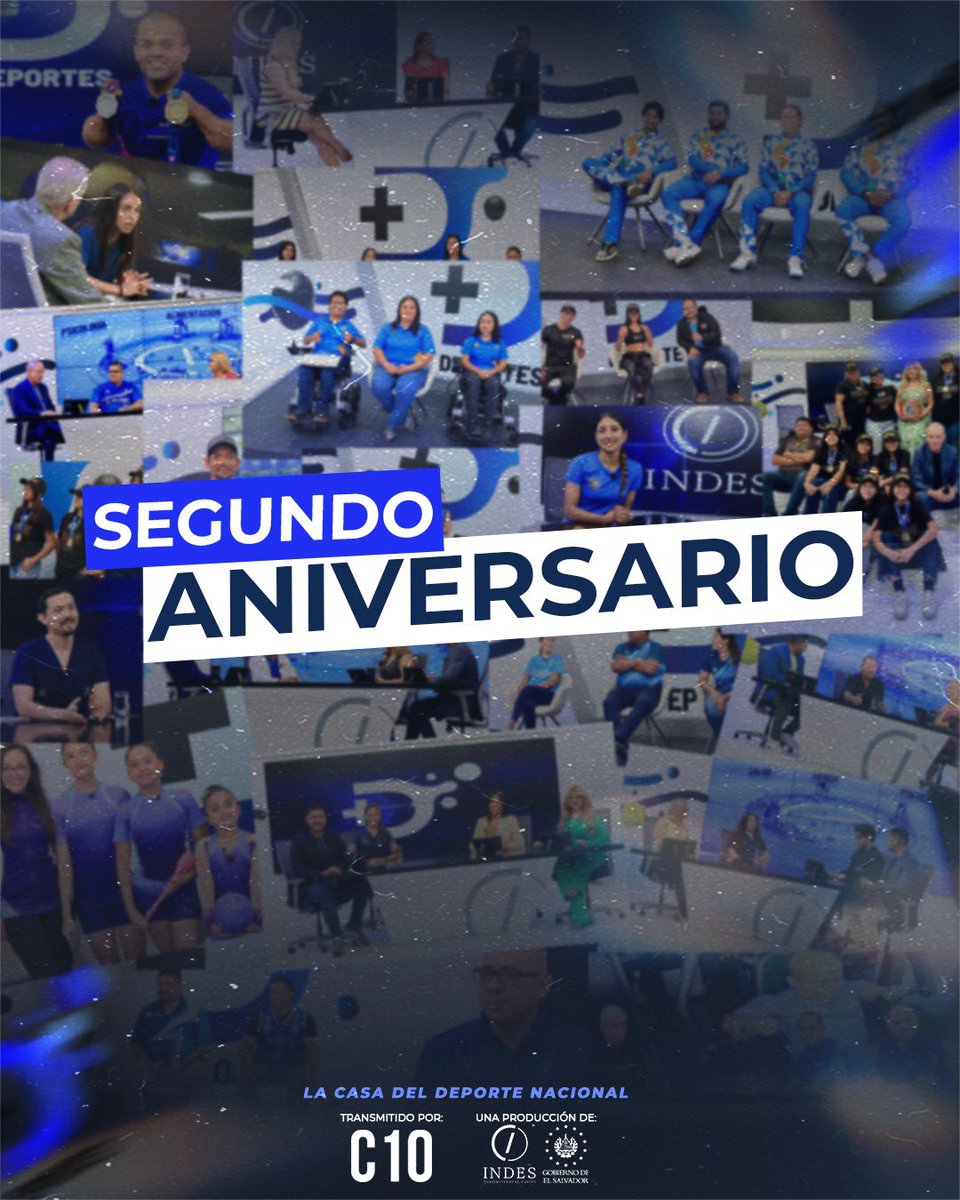 ¡Hoy celebramos nuestro segundo aniversario en #LaCasaDelDeporteNacional! 🤩📺🥳

#ConstruyendoElCamino