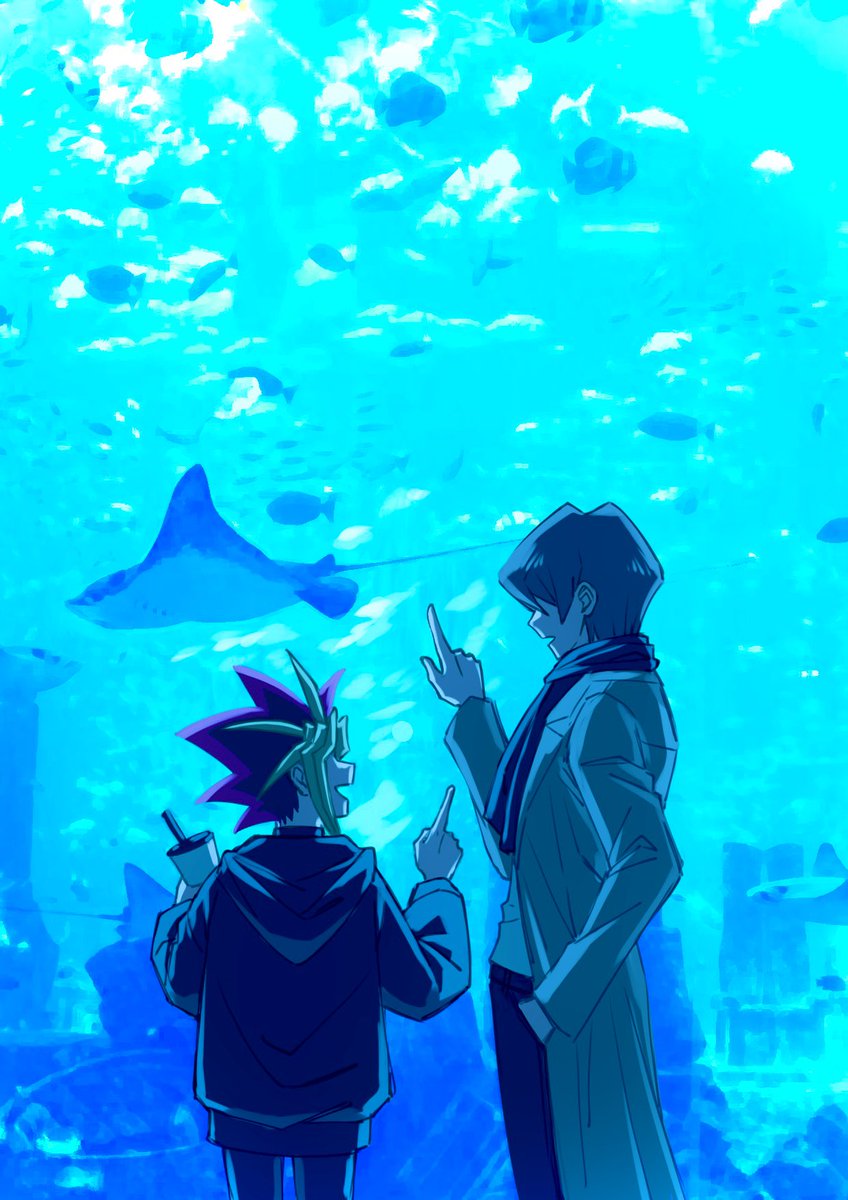 海闇の水族館デート