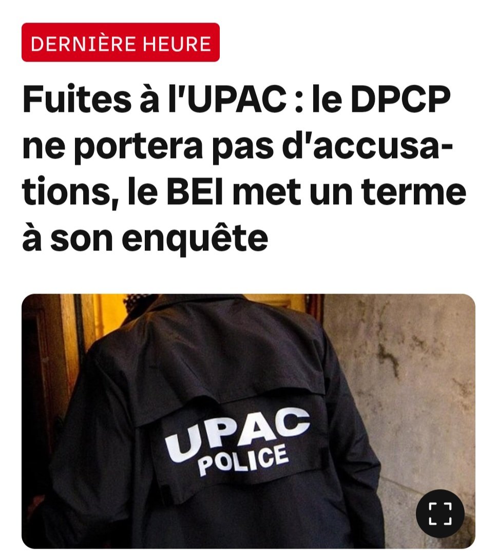 Démontrer que l'UPAC n'a rien à se reprocher...

Parce ensuite s'organiser pour que l'UPAC vise n'importe qui sauf des ministres dans le dossier SAAQCLIC!

Instrumentalisation à des fins politiques de notre système de justice supposément indépendant!