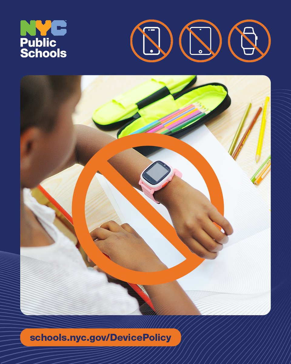 As required by state law, students’ smartphones and other personal internet-enabled devices—such as smartwatches—must be turned off and stored during the school day, with limited exceptions.