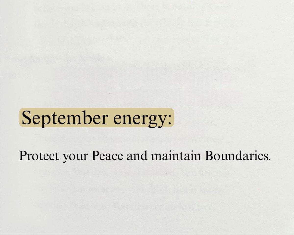 September energy.