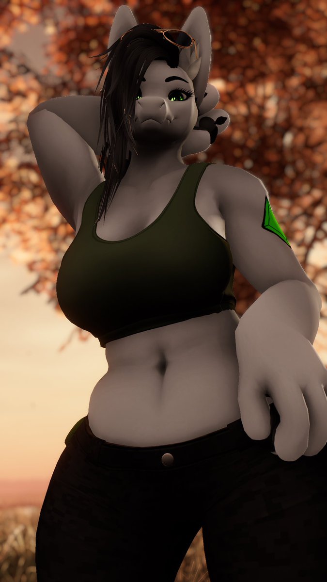 Actually, just cause why not, here, have a little picture for y'all, just cause I'm feeling nice uvu

Consider it an early peek at the full pics from this next #MamagenMonday :D

📸: <a href="/Rock_8oy/">Rock</a>
 (Dum tags🏷️: #Furry #vrfurry #Mamagen #VRChat #VRChatPhotos)