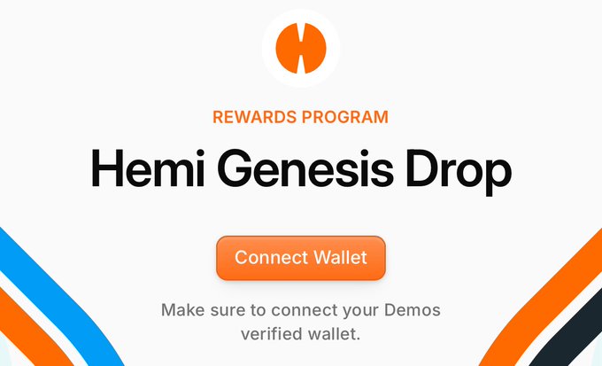 Jeżeli kojarzycie projekt <a href="/hemi_xyz/">Hemi</a> 

I przy nim działaliście to...

Czeka na was checker byczki! 😎

Checker możecie znaleźć tutaj 👇
app.hemi.xyz/en/genesis-drop

Ja akurat nie działałem, bo gdzieś mi musiał ten projekt zginąć w innych testnetach 🤔

#HemiNetwork #AirdropAlert