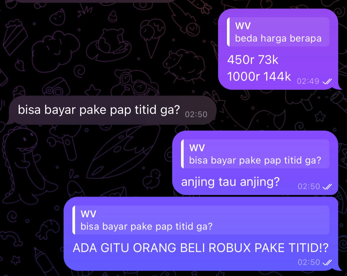 gini banget jualan robux