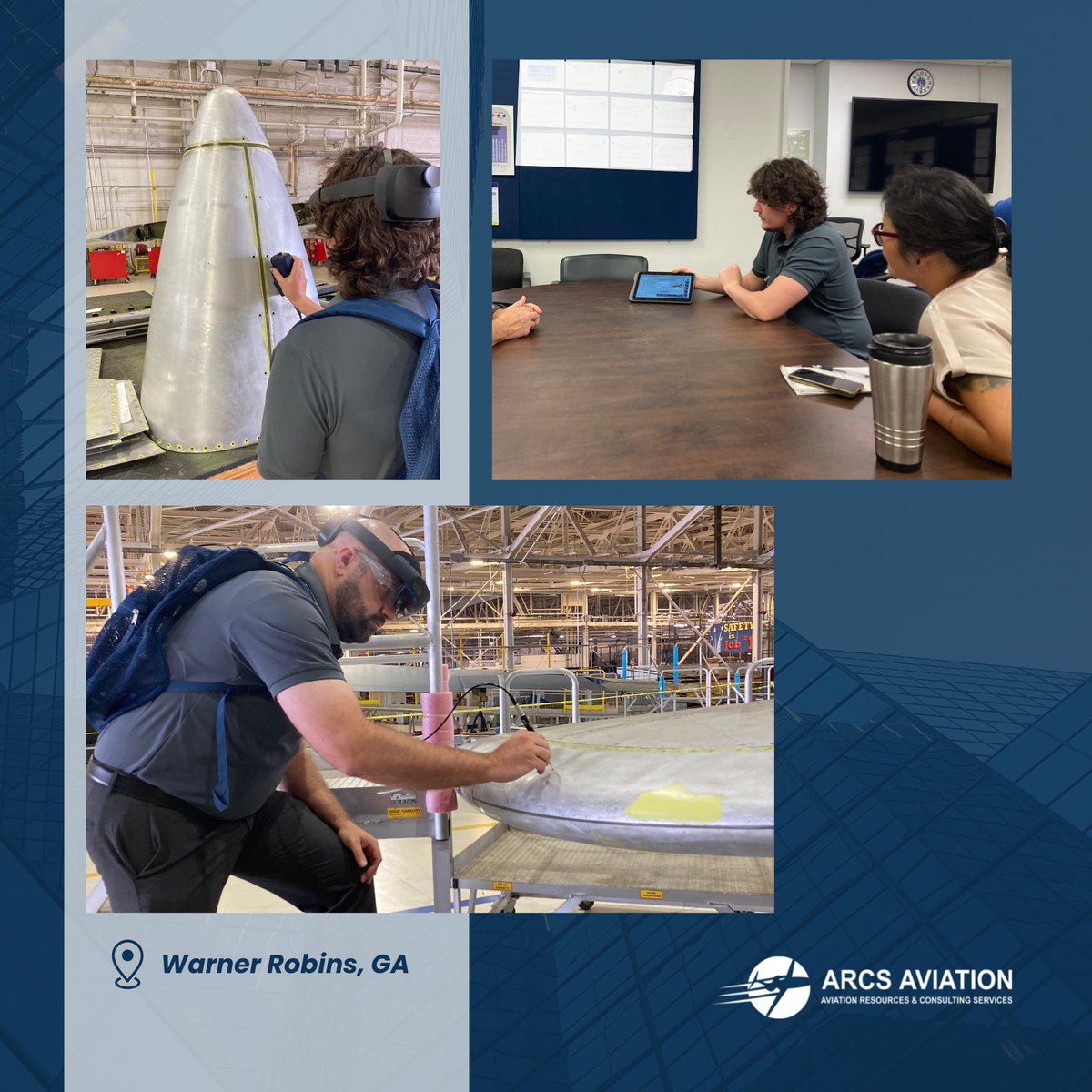 ARCS enjoyed another productive visit with our customer at Warner Robins Air Logistics Complex this week!✈️

Trips like these are always a highlight because they give us the chance to connect directly with the end users. Stay tuned for exciting new product videos coming soon!