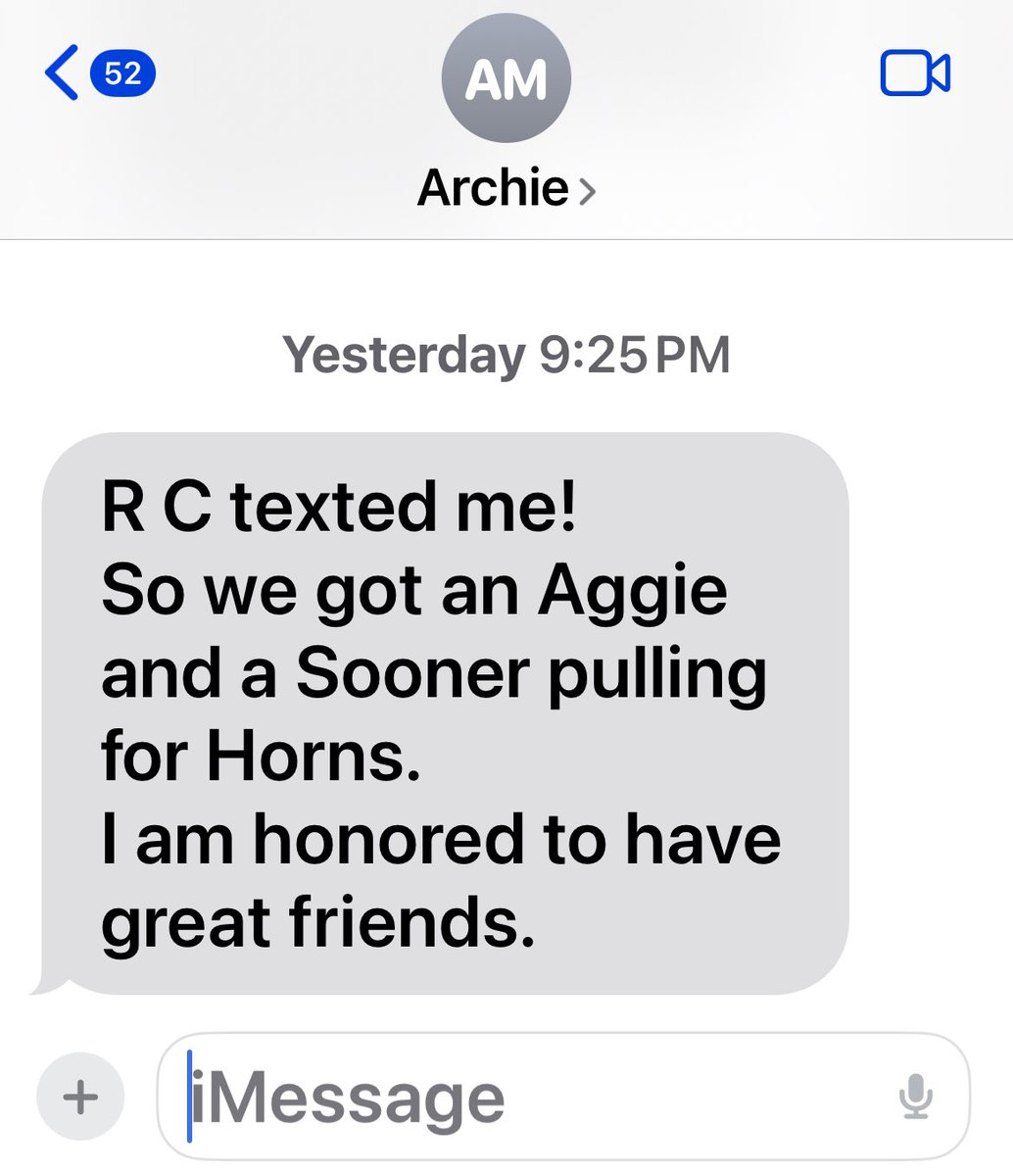 Barry Switzer (@barry_switzer) on Twitter photo This will be the only time that an old Aggie coach and an old Sooner coach will root for <a href="/TexasFootball/">Texas Football</a>
<a href="/OU_Football/">Oklahoma Football</a> <a href="/AggieFootball/">Texas A&M Football</a> This will be the only time that an old Aggie coach and an old Sooner coach will root for <a href="/TexasFootball/">Texas Football</a>
<a href="/OU_Football/">Oklahoma Football</a> <a href="/AggieFootball/">Texas A&M Football</a>