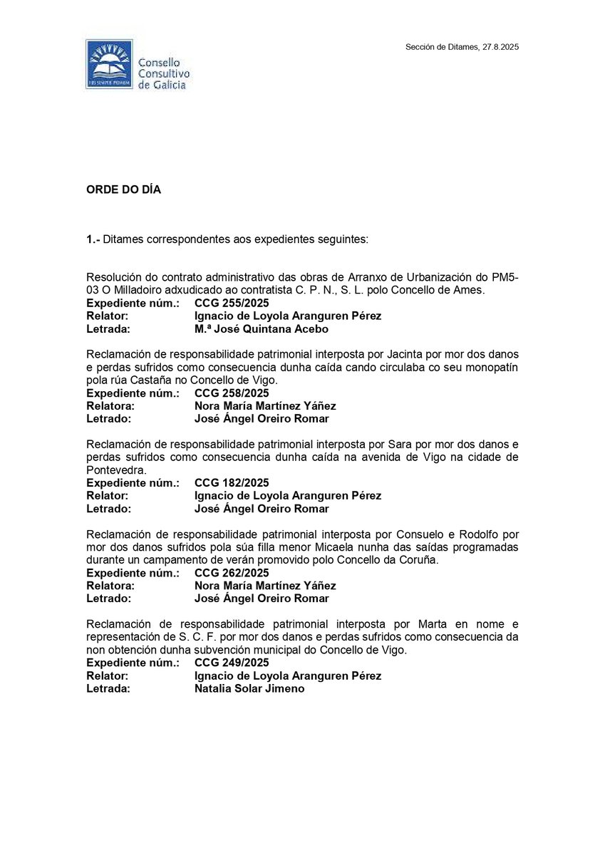 Consello Consultivo de Galicia tweet media