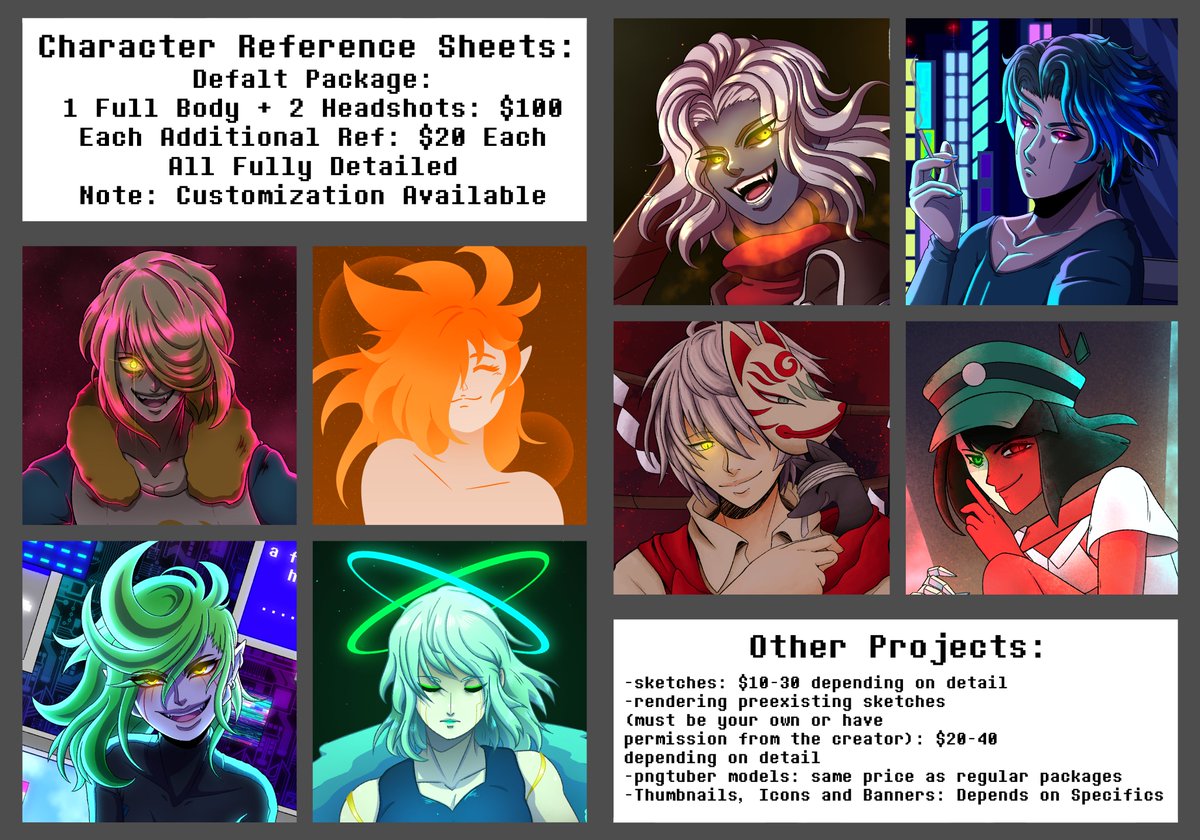 Ø K A M I - COMMS OPEN! 2/3 Slots Taken tweet media