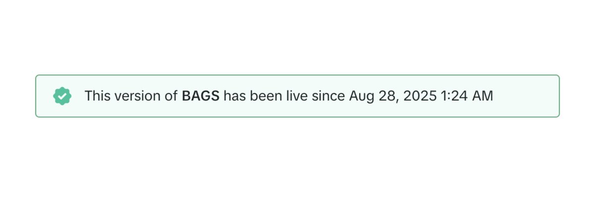 BREAKING: TIKTOK JUST APPROVED <a href="/BagsApp/">BAGS</a> ON THEIR PLATFORM🎉

MAJOR MOVES AHEAD.