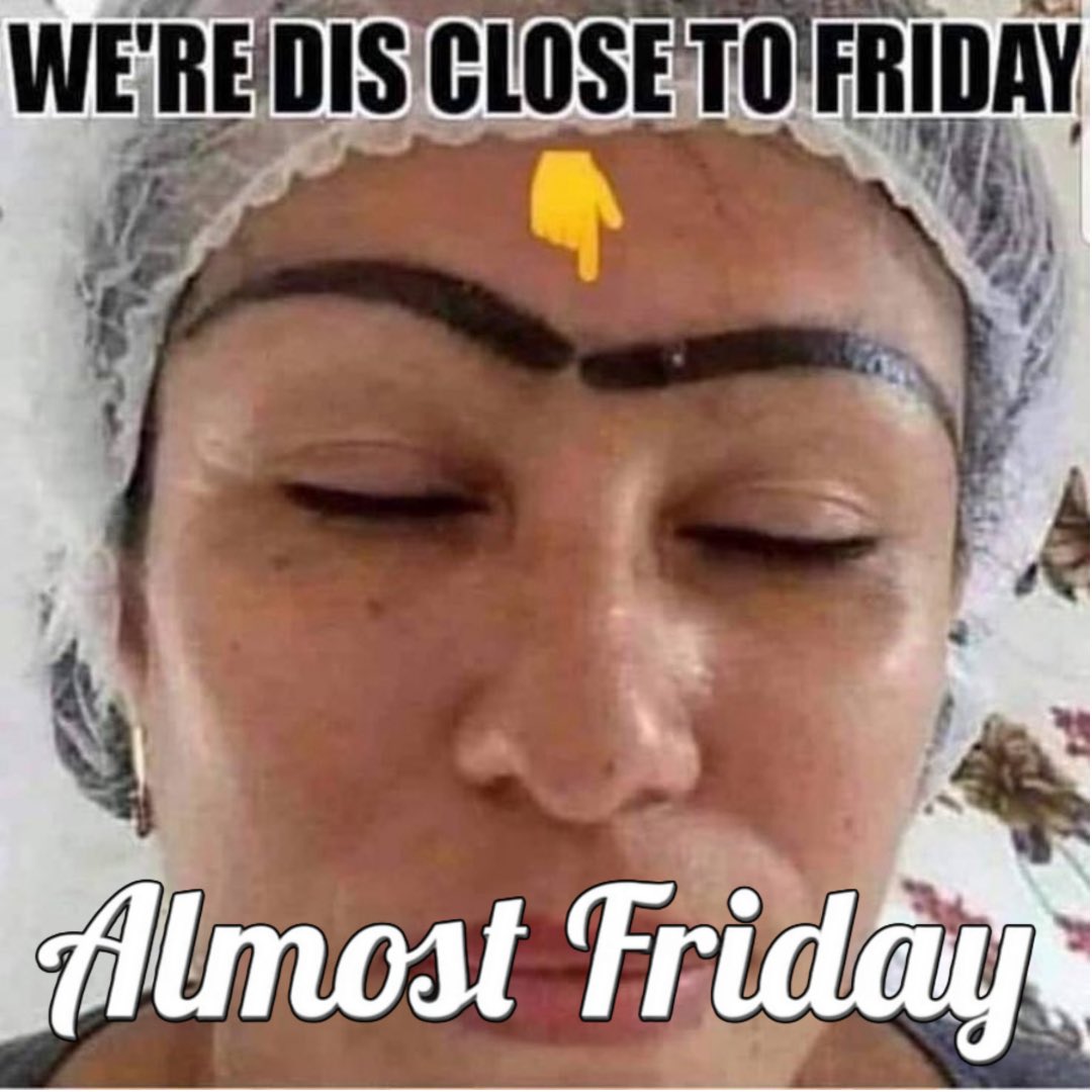 Bainsco's tweet image. Sorry we’re late…. But…. It’s Thursday. We know what that means. #FridayEve #almostfriday