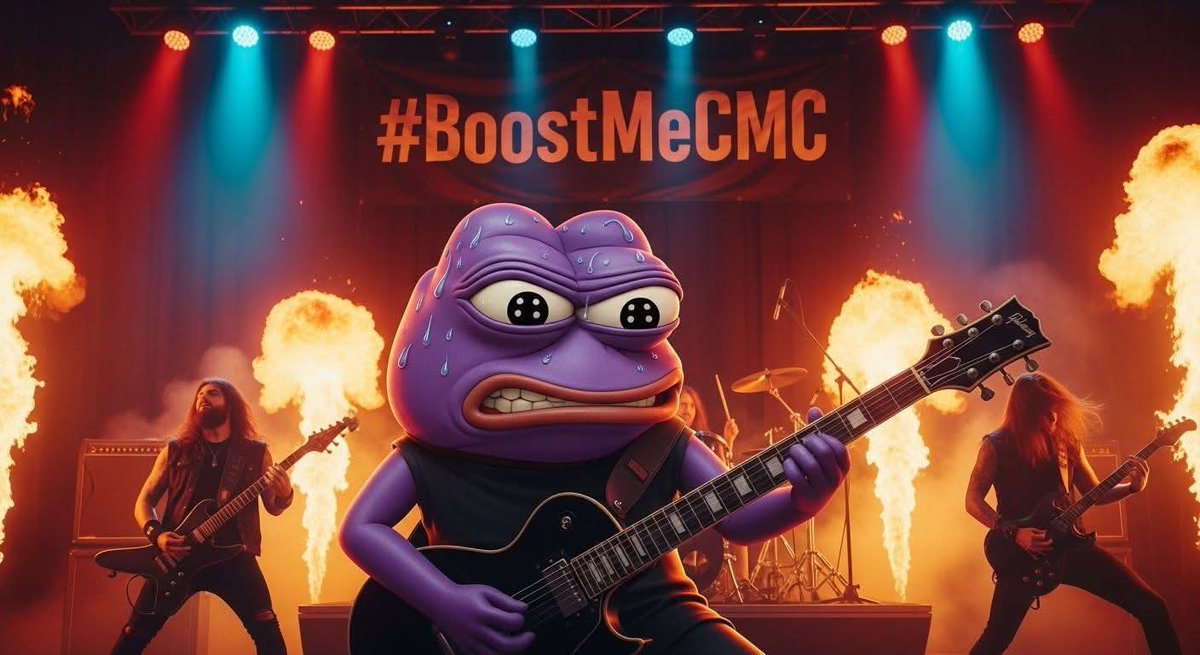 $PURPE deserves the boost — we never quit, we grind to billions 💜🐸 <a href="/CoinMarketCap/">CoinMarketCap</a>
 #BoostMeCMC