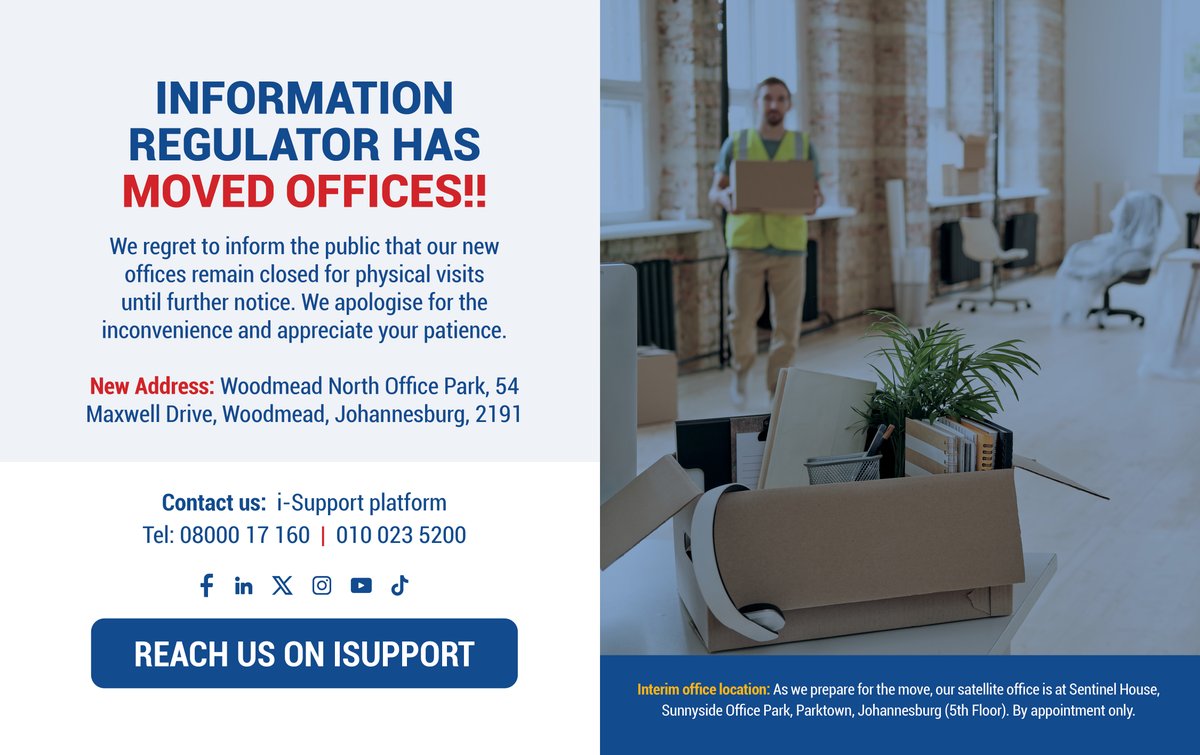 Information Regulator SA tweet media