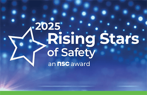 The National Safety Council has announced its 16th class of Rising Stars of Safety. tinyurl.com/83ww6x3z