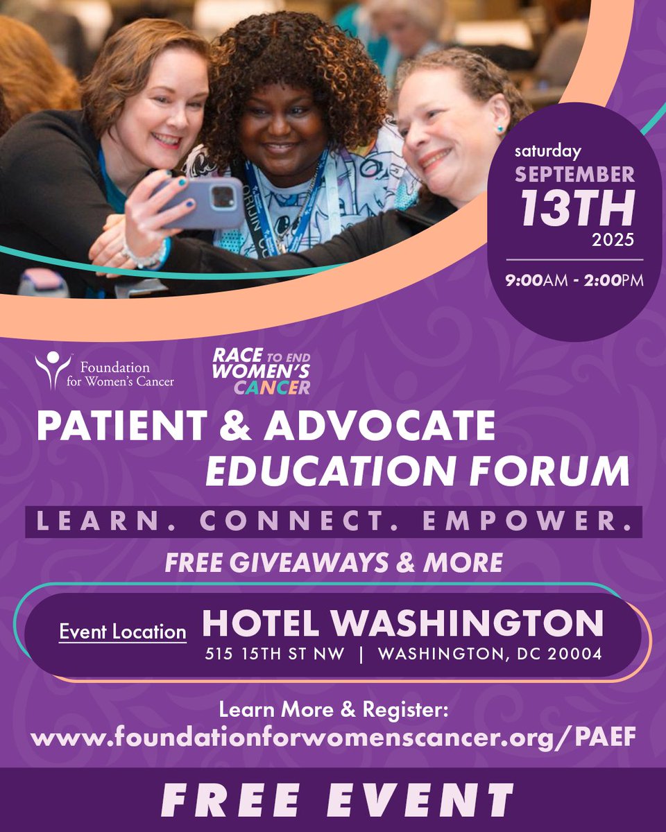 GYNCancer's tweet image. During the session &quot;Fueling Your Health: Nutrition and You&quot; at the Patient &amp;amp; Advocate Education Forum on September 13, learn how healthy eating and lifestyle choices can reduce cancer risk and support recovery.

Register now:
shorturl.at/cYTjg