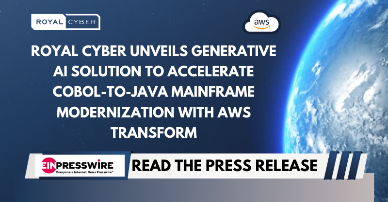 RoyalCyberUSA's tweet image. #RoyalCyber launches a #GenerativeAI solution to speed up #COBOLtoJava #MainframeModernization with #AWSTransform! Say goodbye to slow migrations and hello to faster #DigitalTransformation!
📖 Read more: ow.ly/nZMH50WNs2n