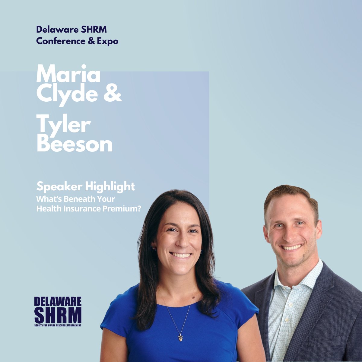 Join Maria Clyde and Tyler Beeson for their session at #DESHRM25:
“What’s Beneath Your Health Insurance Premium?”

Don’t miss this opportunity to strengthen your benefits strategy and make smarter decisions for your workforce.

👉 Secure your spot today: loom.ly/DLULIls
