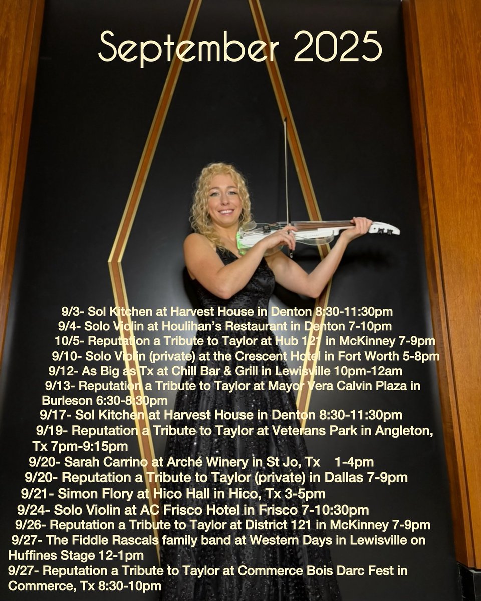 sharpartymusic's tweet photo. Upcoming shows for September 2025! https://t.co/8vBf8NMpgD