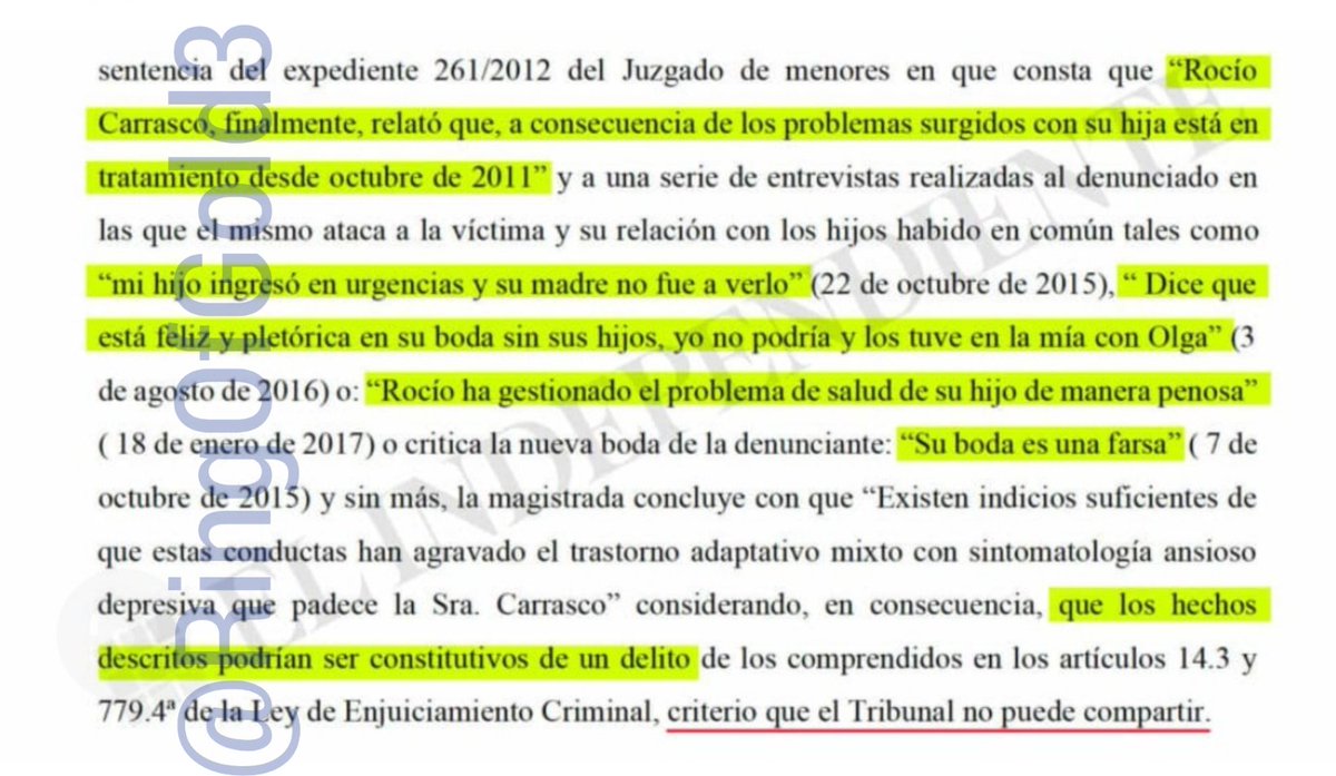 NADA de lo que ha hecho Antonio David públicamente es maltrato hacia Rocío Carrasco, más claro...
#YoMeRebelo29A #YoMeRebelo30A