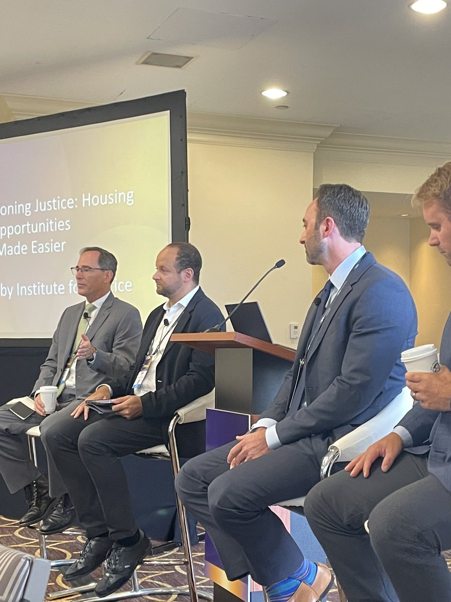 LegeLawyer's tweet image. Hosted a great @IJ breakfast panel, “Zoning Justice: Housing Opportunities Made Easier” at the @StatePolicy annual meeting in New Orleans. Thanks to my co-panelists @DrewHampshire, @Cotton_MT and @RyanPuzycki for your great insights!

#ZoningReform #PropertyRights #SPN #SPNAM
