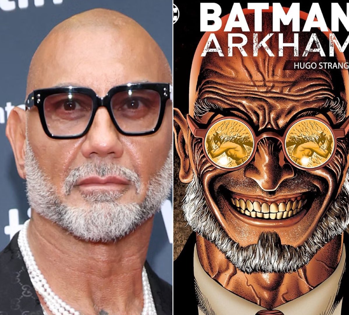 Batista as Dr Hugo Strange would feed families 😮‍💨