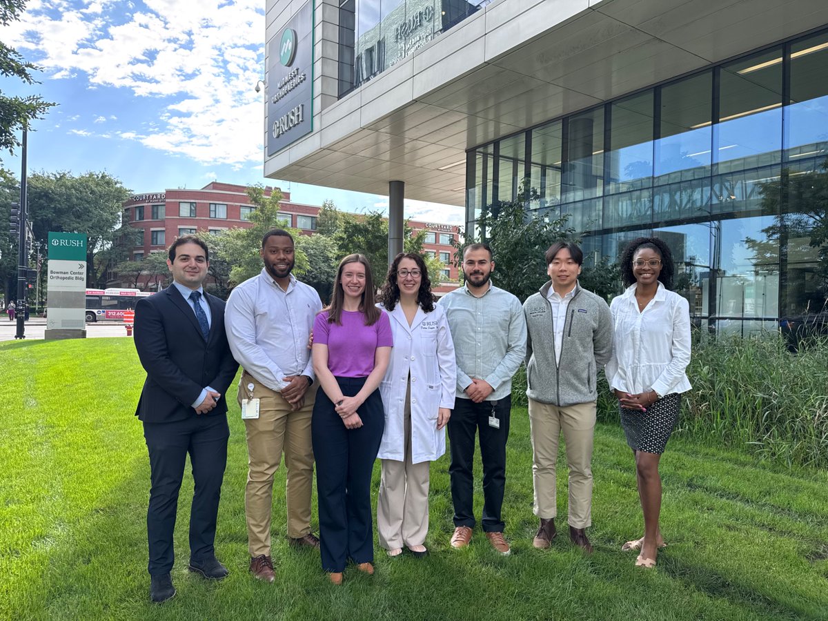 This month marks my 1-year at Rush Rheumatology and I am so proud of my research team at Rush Myositis Program - you will meet most of these bright and talented people presenting their #myositis research at #ACR25 in Chicago ✨