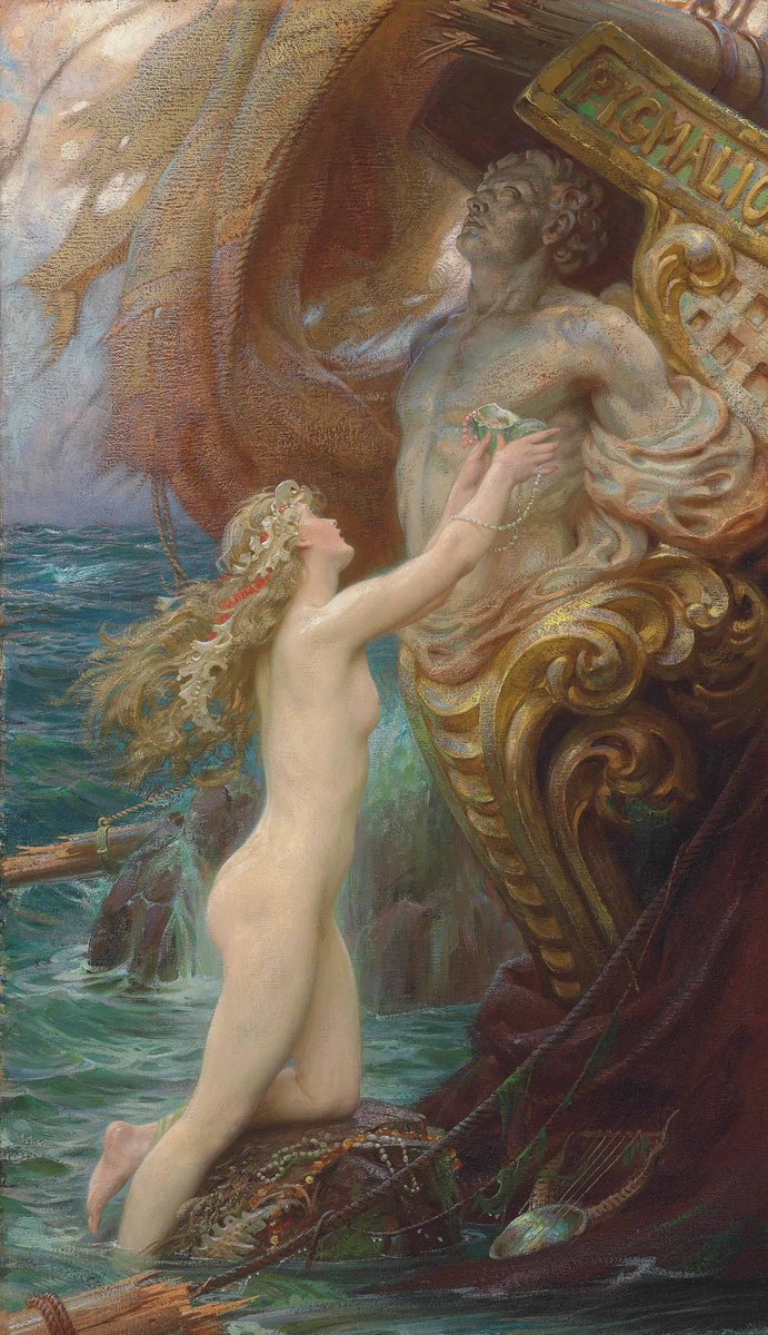 A Deep Sea Idyll, by Herbert James Draper (1902)