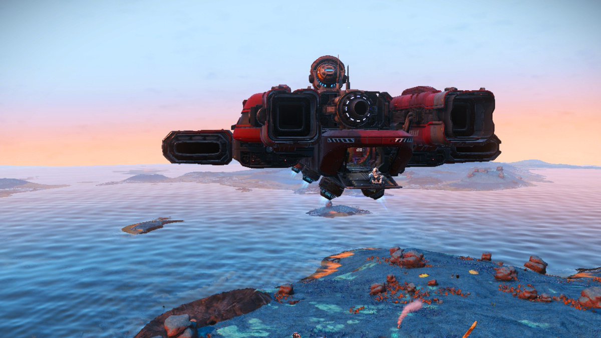 Esta actu de no mans sky va a dar mucho juego a la hora de sacar fotones como este