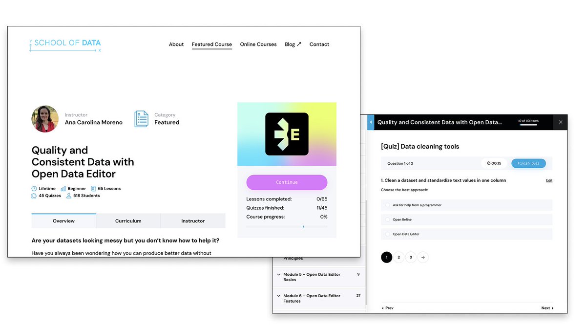 SchoolOfData's tweet image. 🔵 Check out our latest resource, 'Quality and Consistent Data with #OpenDataEditor' (developed in partnership with @okfnbr and @EscolaDeDados: schoolofdata.org/courses/qualit…
🧵