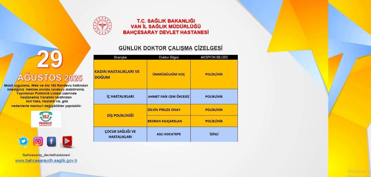 Bahçesaraydevlethastanesi (@bsdhvan) on Twitter photo 