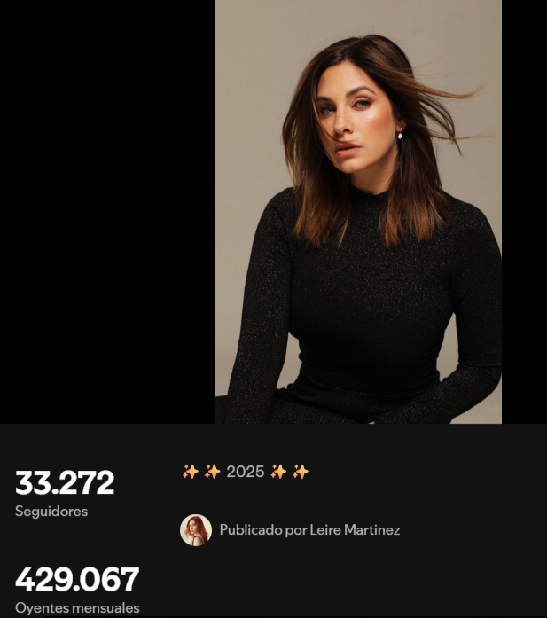 FC LEIRE MARTINEZ ~ CHILE (@leirechile_fc) on Twitter photo Y SI NOS PONEMOS EN CAMPAÑA? 💣
HAGAMOS CRECER LOS OYENTES MENSUALES EN #SPOTIFY DE <a href="/LeireMo/">Leire Martínez</a> ❤️
⬇️⬇️⬇️⬇️⬇️⬇️⬇️⬇️
open.spotify.com/intl-es/artist… Y SI NOS PONEMOS EN CAMPAÑA? 💣
HAGAMOS CRECER LOS OYENTES MENSUALES EN #SPOTIFY DE <a href="/LeireMo/">Leire Martínez</a> ❤️
⬇️⬇️⬇️⬇️⬇️⬇️⬇️⬇️
open.spotify.com/intl-es/artist…