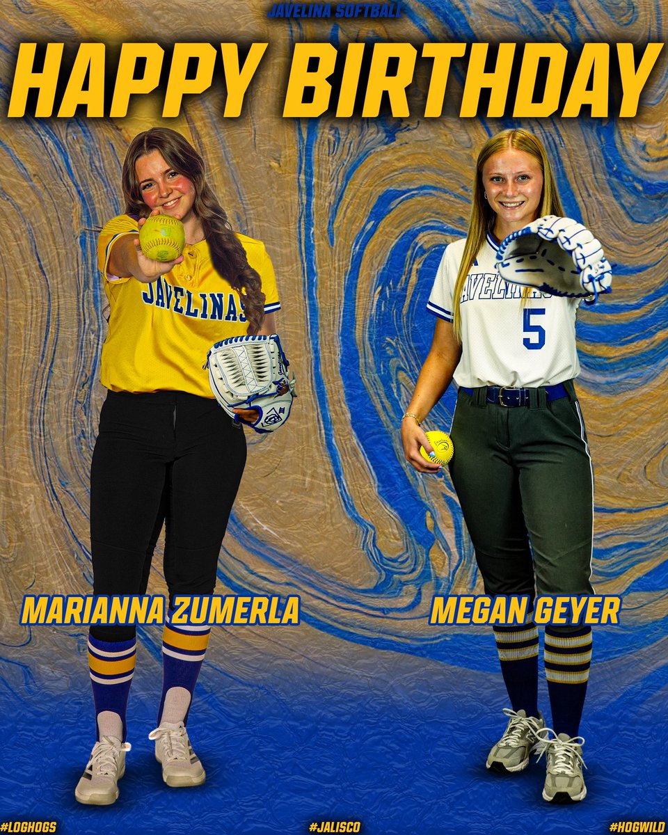 Happy Birthday Megan and Marianna 🎈🎂 Go Hogs 🐗🥎🐗