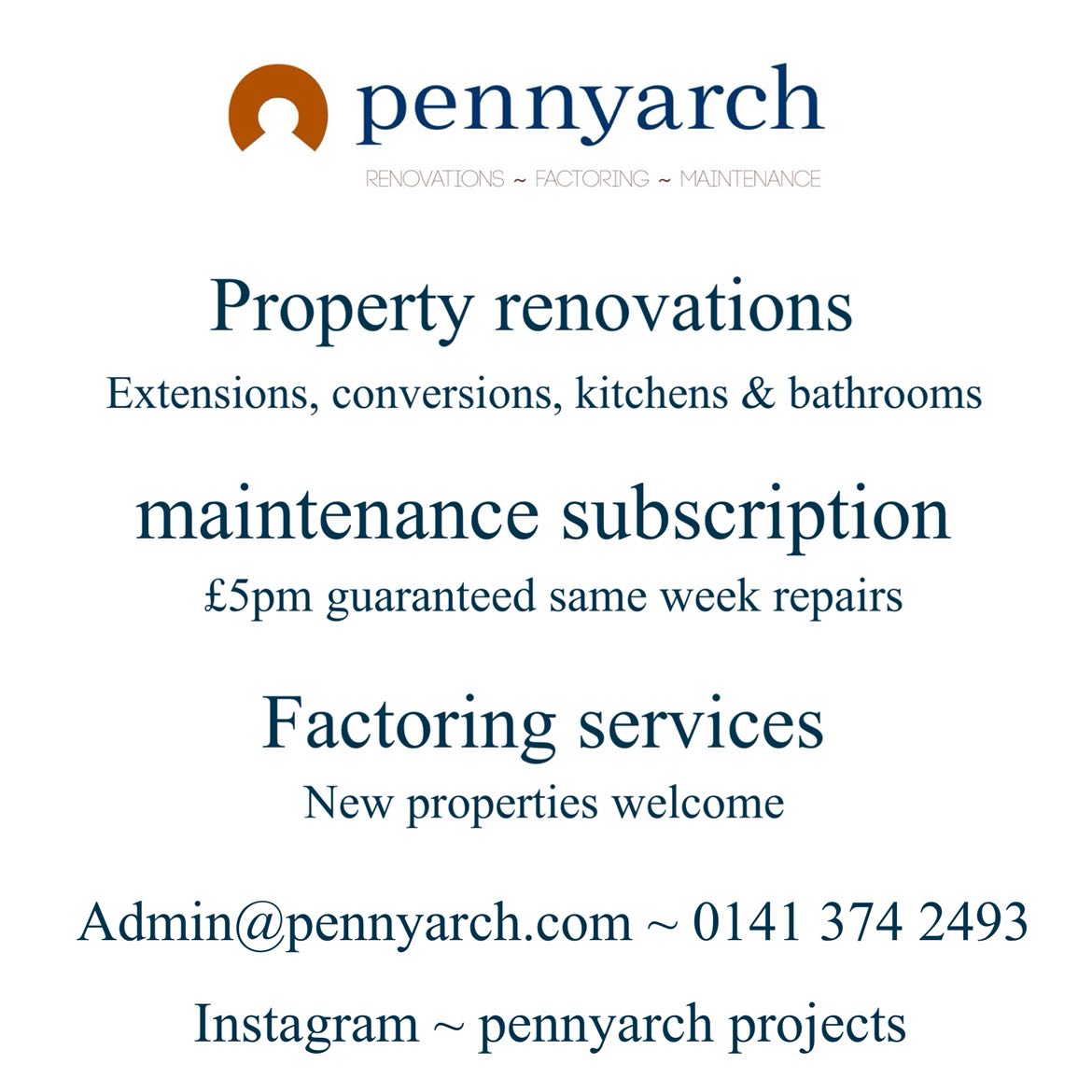 MATCH SPONSOR ⚫️🟡 
We are Delighted to Announce that this Saturday's <a href="/scottishjuniors/">Scottish Community FA</a> Scottish Community Cup Match v <a href="/banksodeejfc/">Banks o' Dee Junior FC</a> will be Sponsored by Pennyarch Property Renovations