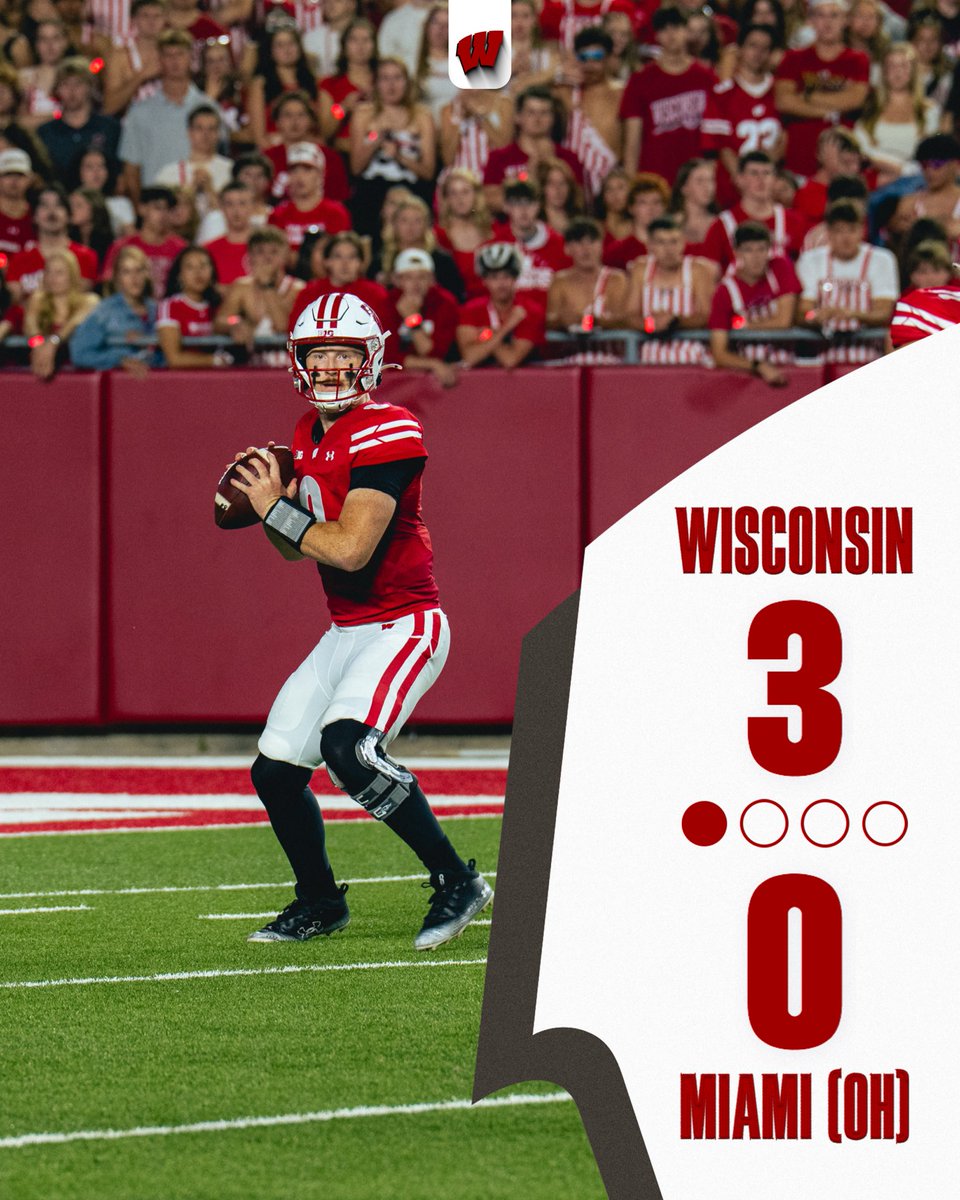 Wisconsin Football tweet media
