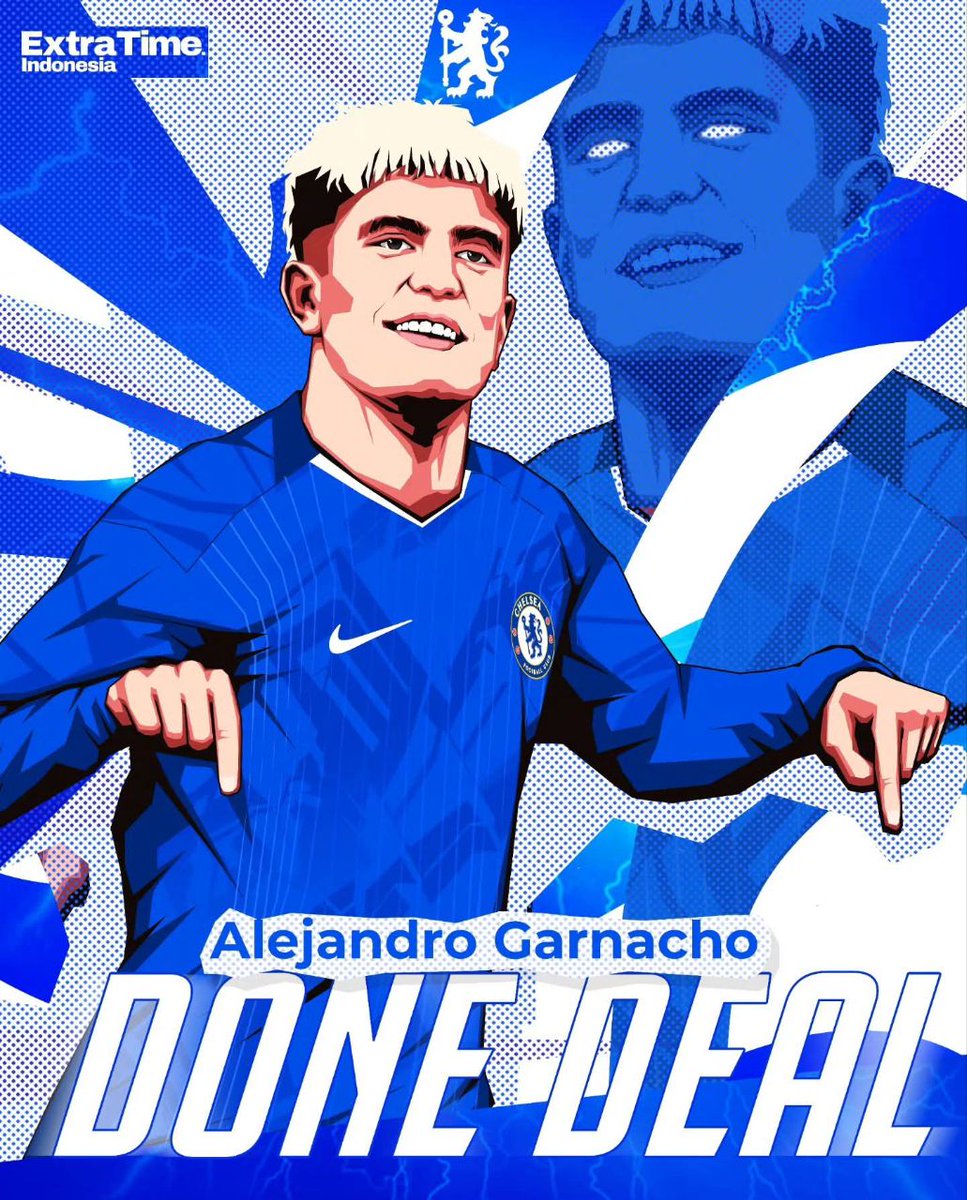 🚨 HERE WE GO: Alejandro Garnacho (21/LW/🇦🇷) menuju CHELSEA (Klub Juara Dunia).

💰 Biaya transfer mendekati £40 juta
✍️ Kontrak 7 tahun sampai 2032

📝 <a href="/FabrizioRomano/">Fabrizio Romano</a>