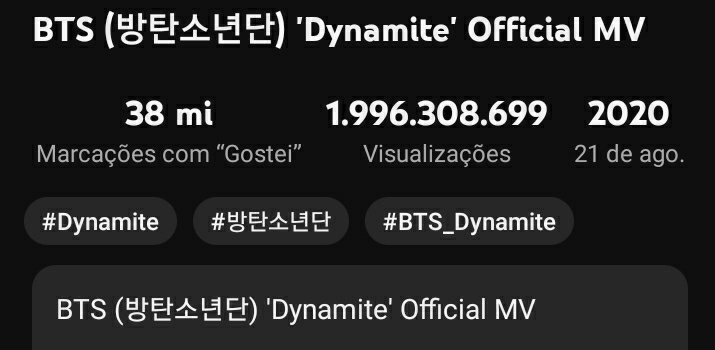 gooluvji's tweet image. seria legal se vocês fossem dar stream em Dynamite né armygas!!☝🏻☝🏻☝🏻 FALTA POUQUÍSSIMO GENTE NÃO É DIFÍCIL 😭😭😭😭

#Dynamite5thAnniversary 
#ARMYs 
#StreamDynamite