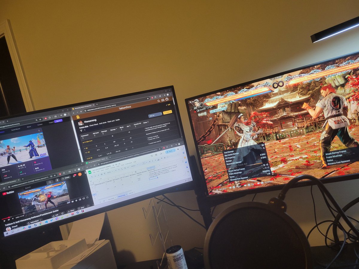 Azarlith's tweet image. This what I do when I'm labbing this game. I'll say this now; it's not for everyone, and I'd say only do this if you really operate practicing this way.
#TEKKEN8 #FGC #T8_Jun #tekken