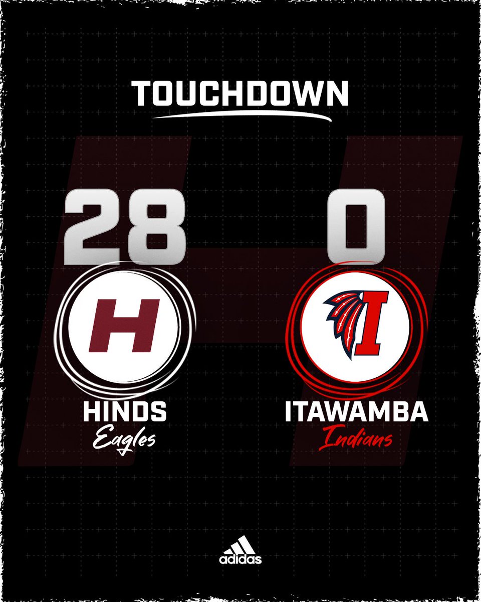Hinds CC Football (@hindscc_fb) on Twitter photo Ruffin to DJ Miller for the Touchdown! Third passing touchdown of the game for Ruffin!
#GoHINDS Ruffin to DJ Miller for the Touchdown! Third passing touchdown of the game for Ruffin!
#GoHINDS