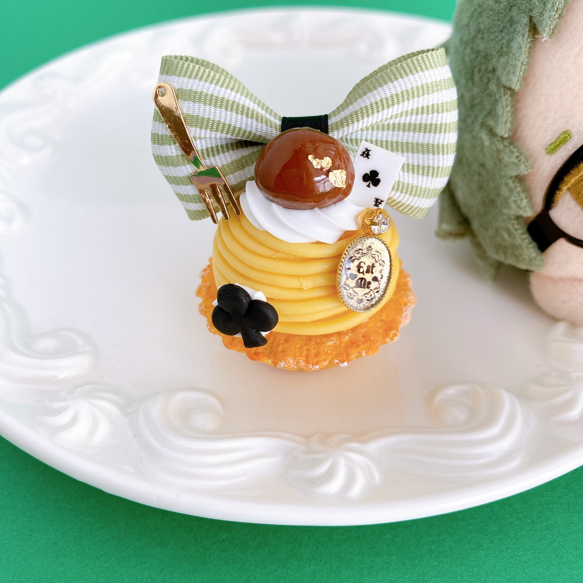 ハンドメイド　チェルシィ　ケーキヘッドドレス ハンドメイド チェルシィ ケーキヘッドドレス ヘアアクセサリー