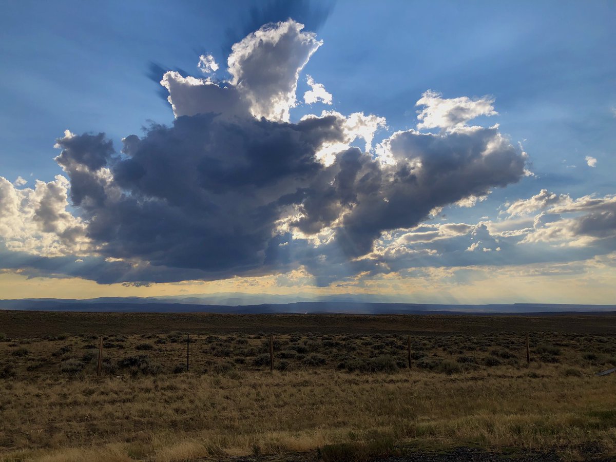 Windy and wide open skies -- must be Wyoming