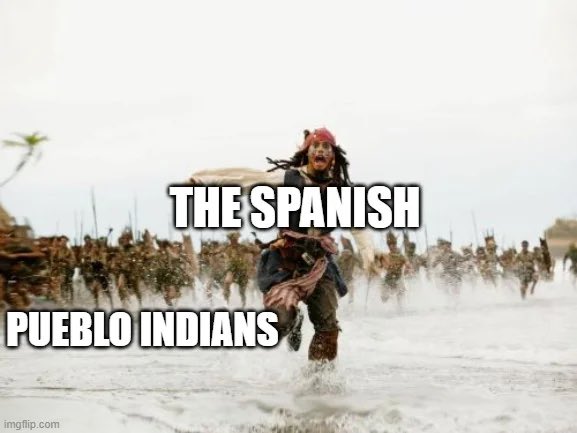 ornillogwynneth's tweet image. Popé literally organized one of the most successful Indigenous uprisings ever.
Result? The Spanish were kicked out for 12 YEARS.
That’s like…the length of Stranger Things production cycles. 👀 #PuebloRevolt #IndigenousHistory #NativeResistance #Popé #HistoryFacts #strangerthings