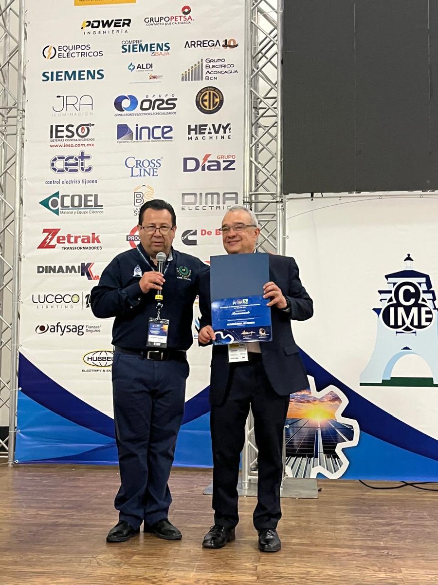 Muy contento de haber impartido la conferencia “El futuro de la tecnología espacial” durante la 3ra Expo Congreso Internacional de Energía 2025 organizado por el Colegio de Ingenieros Mecánicos y Electricistas de Tijuana

Muy agradecido y felicidades por la organización