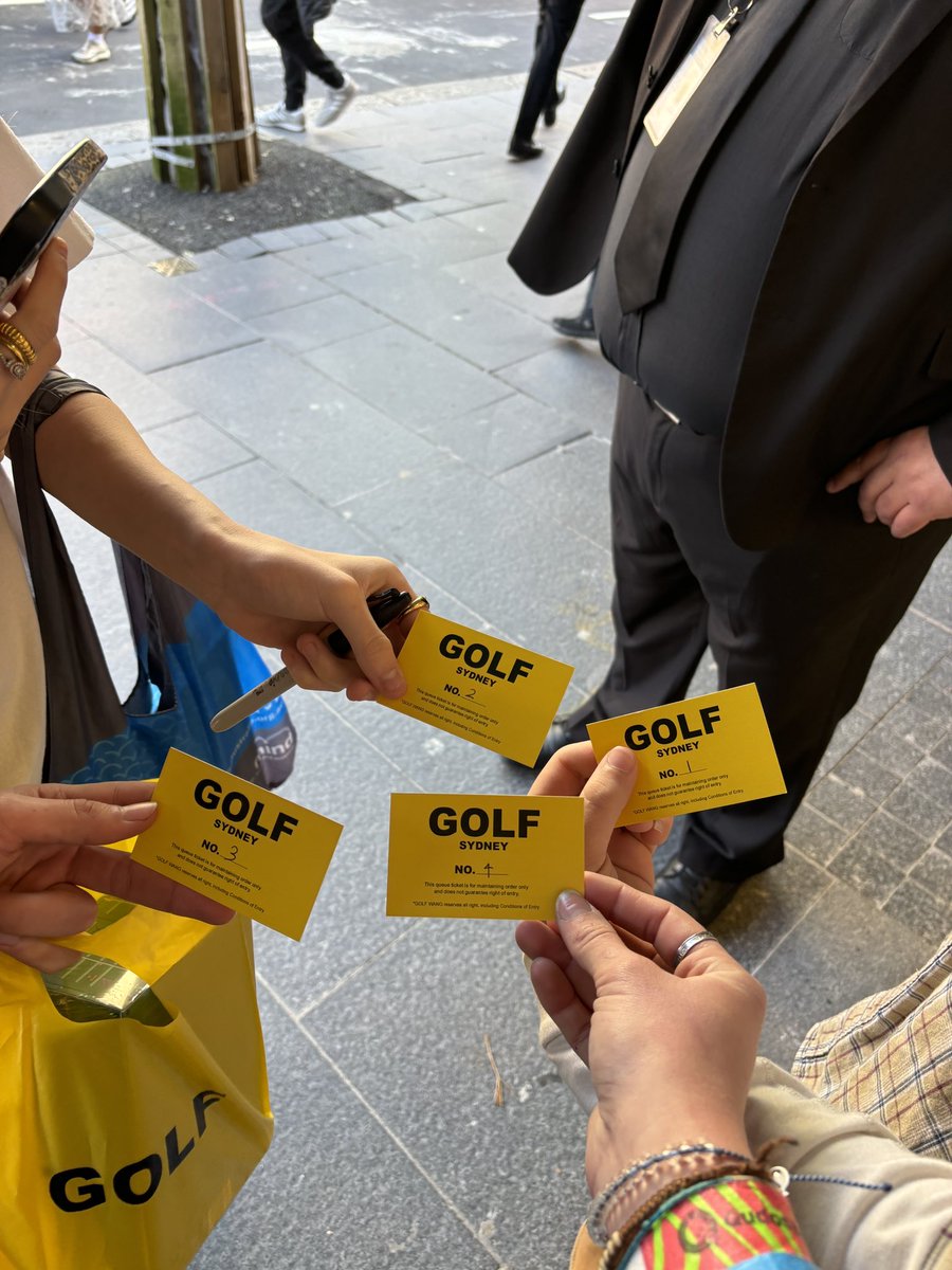 attheriskofdeef's tweet photo. Let’s GO
#tylerthecreator #golfwang #golfwangsydney https://t.co/PaApgz7rUh