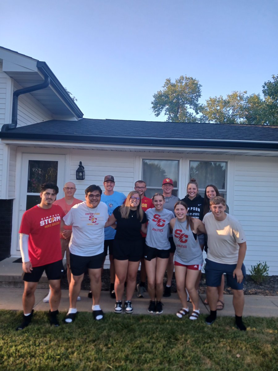 The annual Sport Management Club officers cookout.  A lot of big plans on the horizon for Simpson Sport Management!