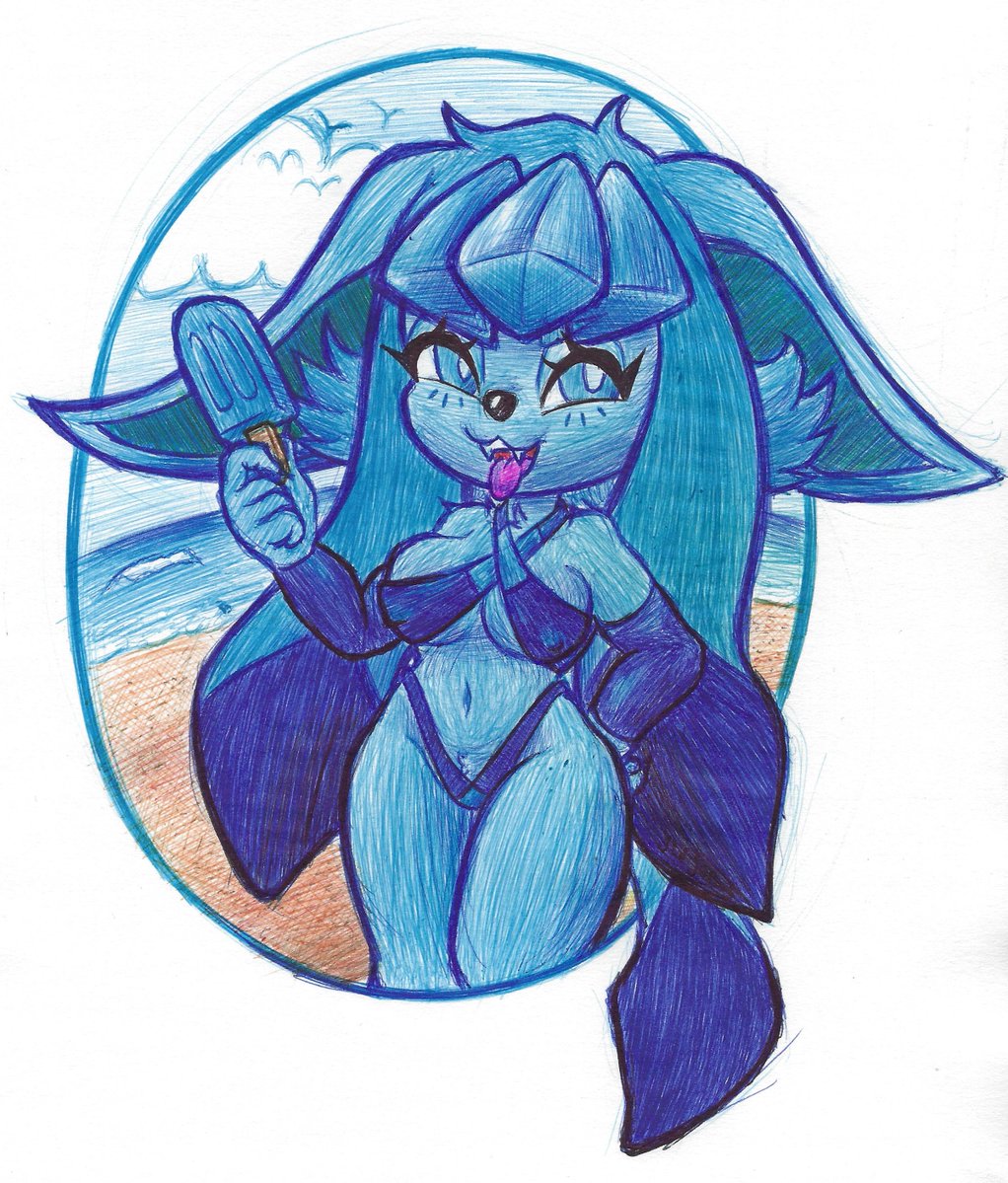 A drawing of <a href="/blasticus/">BlasticusSaturn | Comms Closed</a> 's OC Slushie