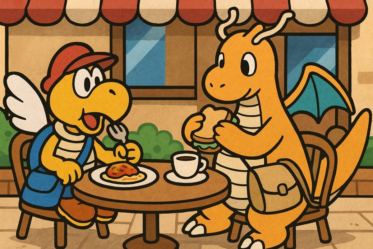 godtime_neko's tweet photo. Ai is crazy. #aiartiscrazy #papermario #pokemon #lesbians #tomboy #skater #finalfantasy #blackmage #yoshi #parakarry #fuecoco #dragonite #aiart https://t.co/zgJxpcW84b