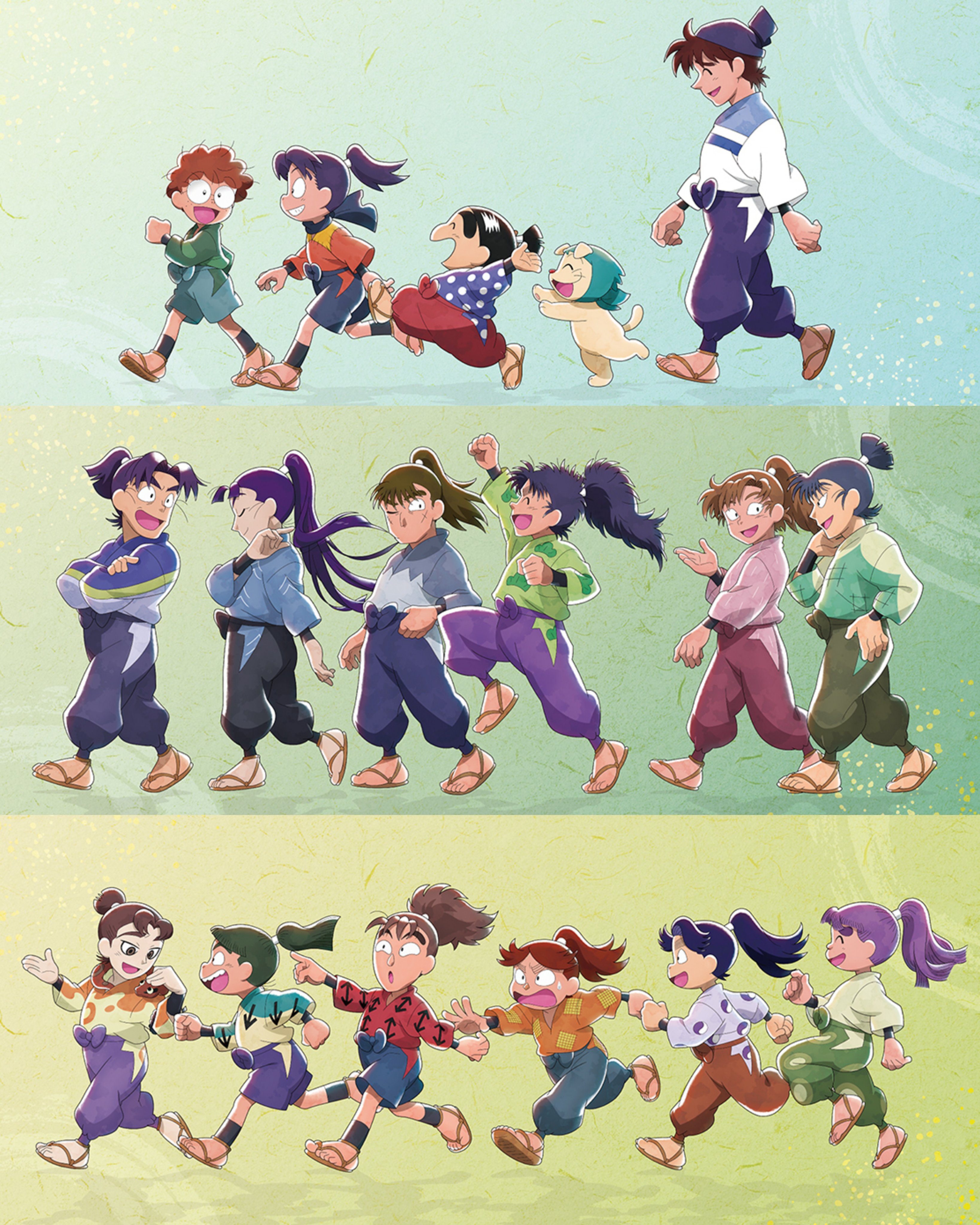 忍たま みんなで歩む まとめ売り 忍たま乱太郎_描き下ろし 食満留三郎 みんなで歩むの段ver