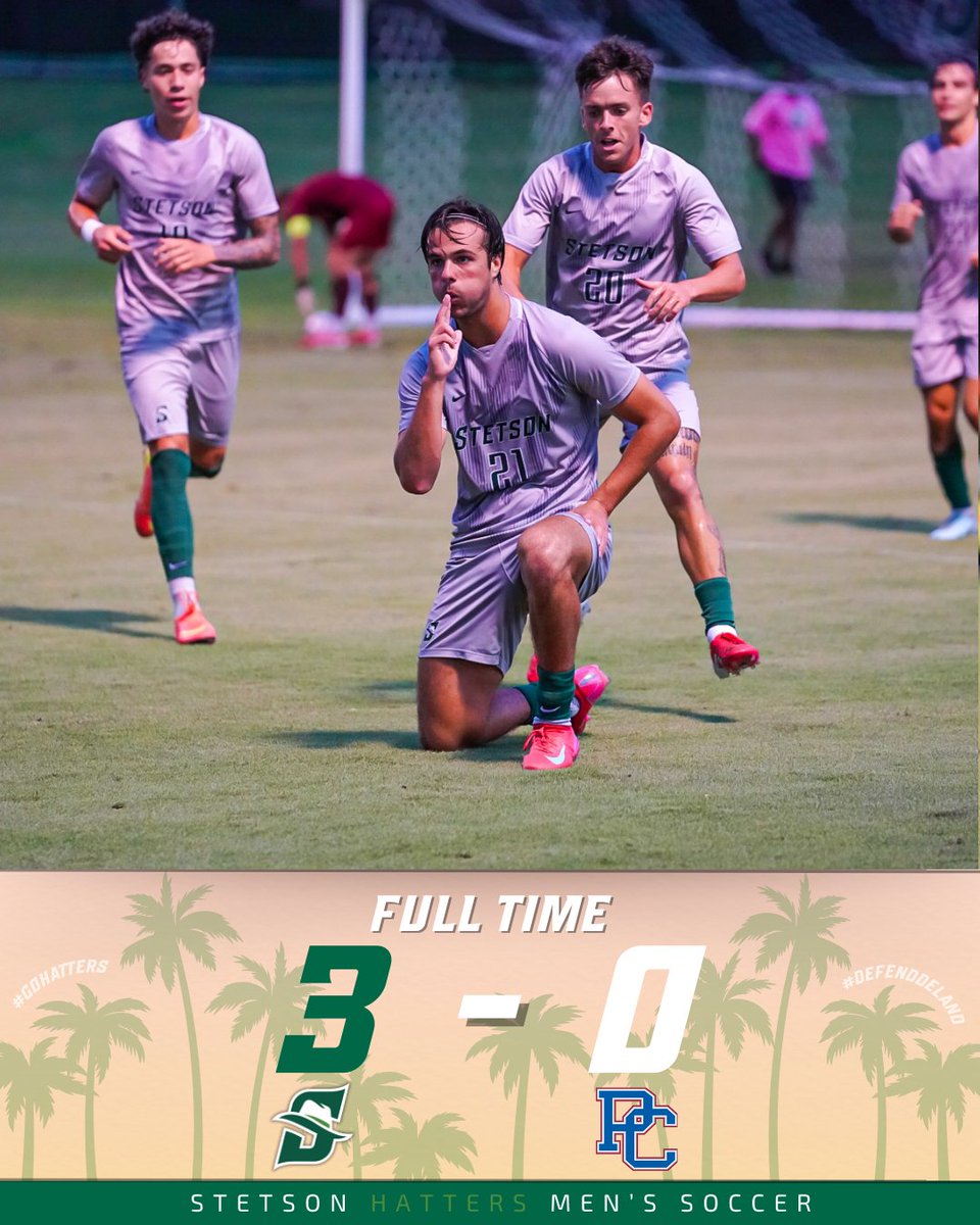 Stetson Men's Soccer (@stetsonmsoccer) on Twitter photo Freire leads Stetson to their first win of the season!
#GoHatters | #DefendDeLand | <a href="/StetsonHatters/">Stetson Hatters</a> Freire leads Stetson to their first win of the season!
#GoHatters | #DefendDeLand | <a href="/StetsonHatters/">Stetson Hatters</a>