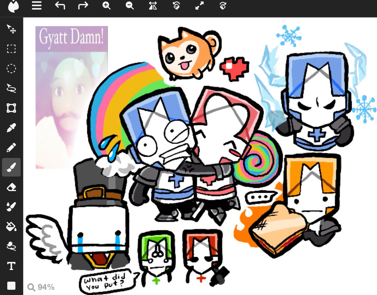 Xtremelypuzzled's tweet photo. Not Fortnite related but idgaf #castlecrashers https://t.co/iRrR1pmabN